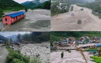 प्रकृतिले ठगेको सिन्धुपाल्चोक: भुकम्पले तहसनहस पारेर तग्रीन नपाउँदै बाढिको बितण्ड